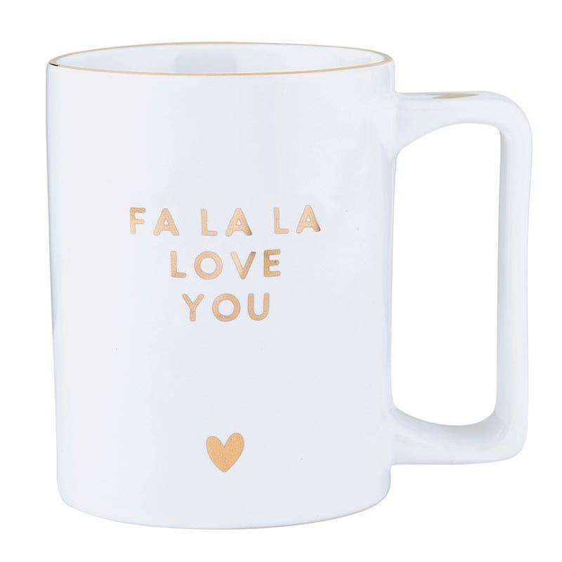 Gold Foil Organic Mug - Falala Love You