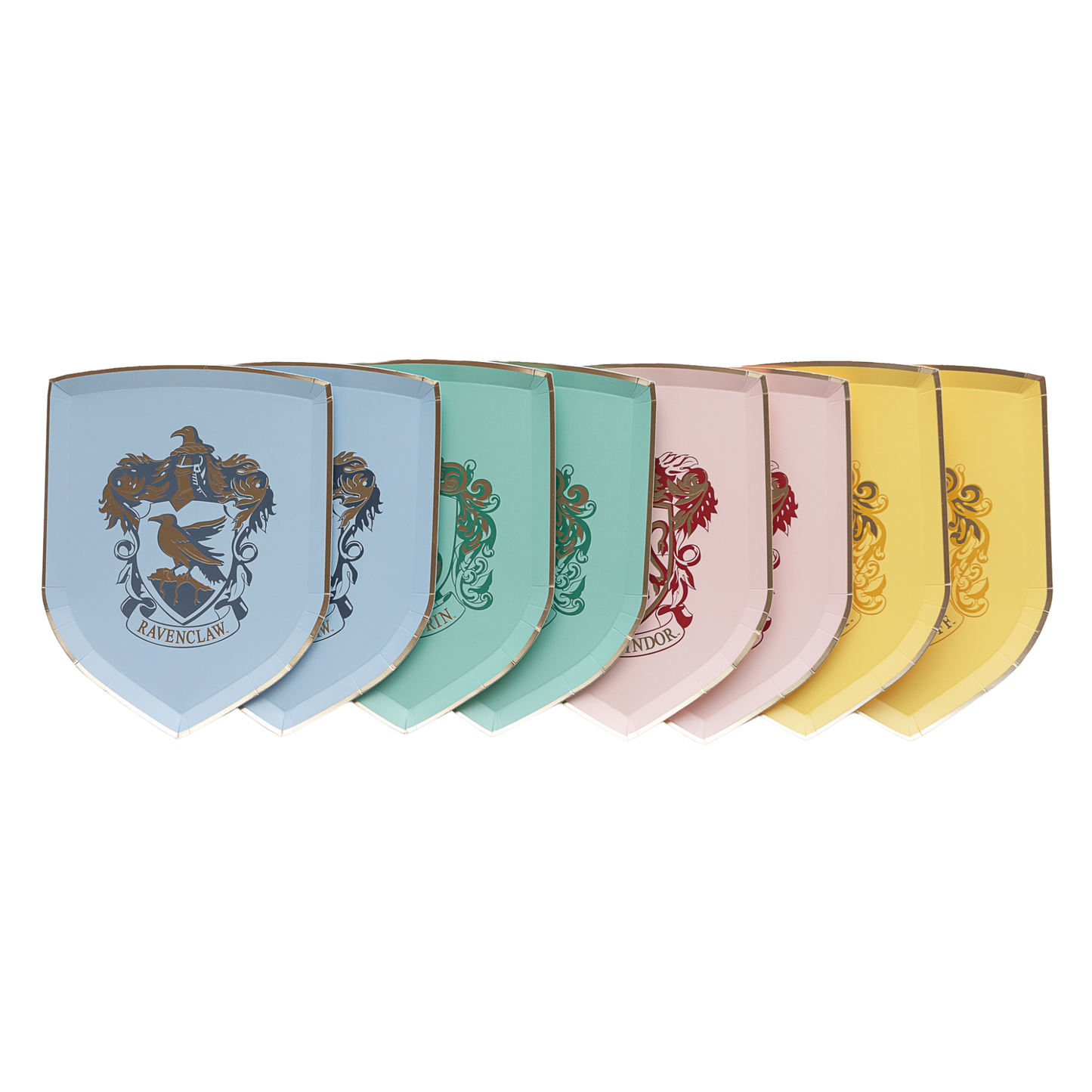 Harry Potter House Pride Party Plates (Set of 8)