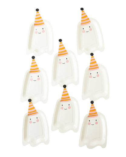 Ghoul Gang Ghost Shaped Paper Plate