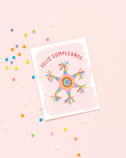 Feliz Cumpleaños Piñata Greeting Card