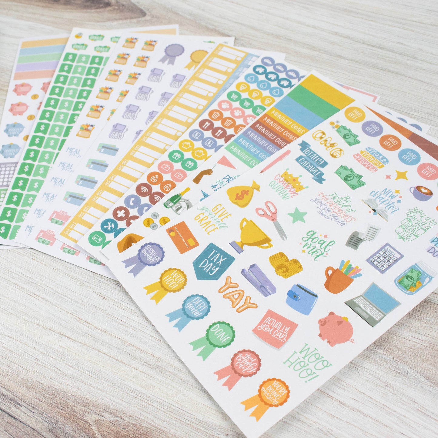 Budgeting Sticker Pack