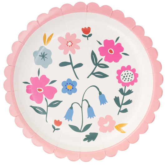 Floral Round 8" Plate