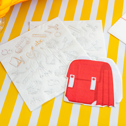 School Backpack Napkins