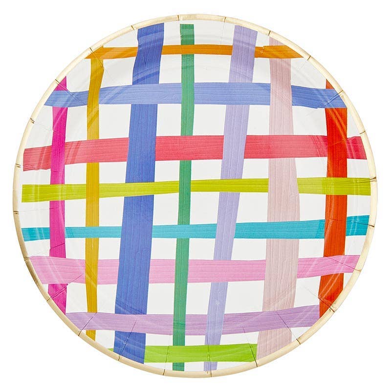 Thimblepress x Slant Paper Plates - Gingham