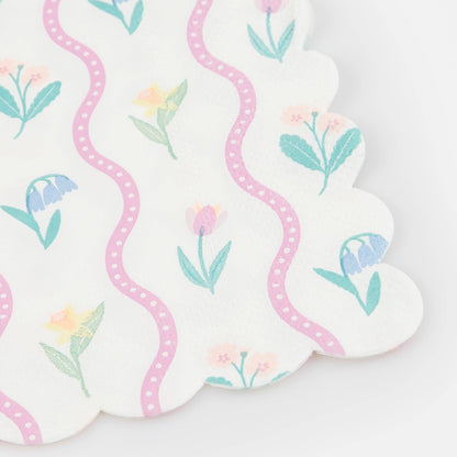 Bloomsbury Floral Pattern Small Napkins