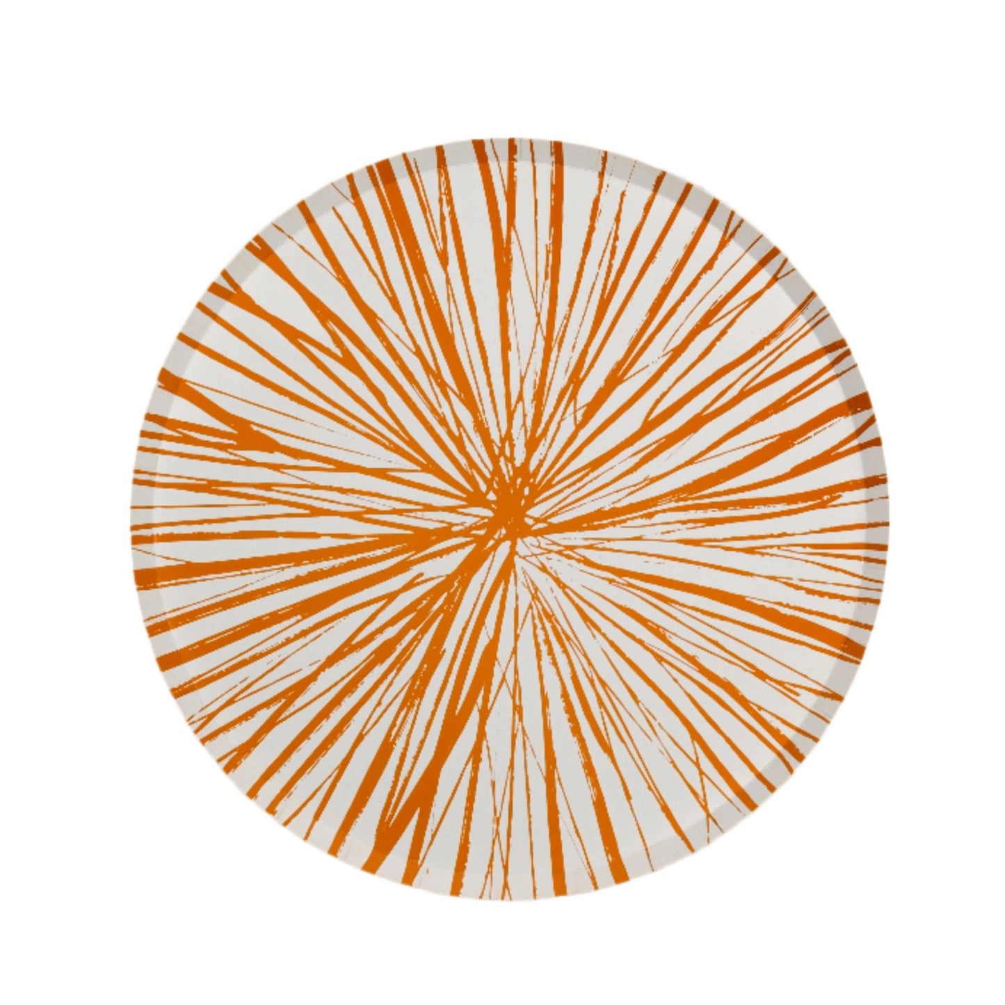 Orange Radiance Dinner Plates