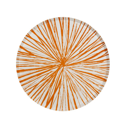 Orange Radiance Dinner Plates
