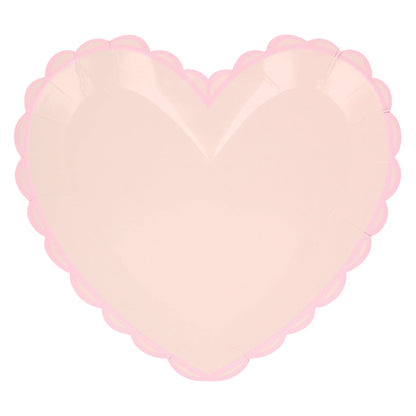 Pastel Heart Large Plates