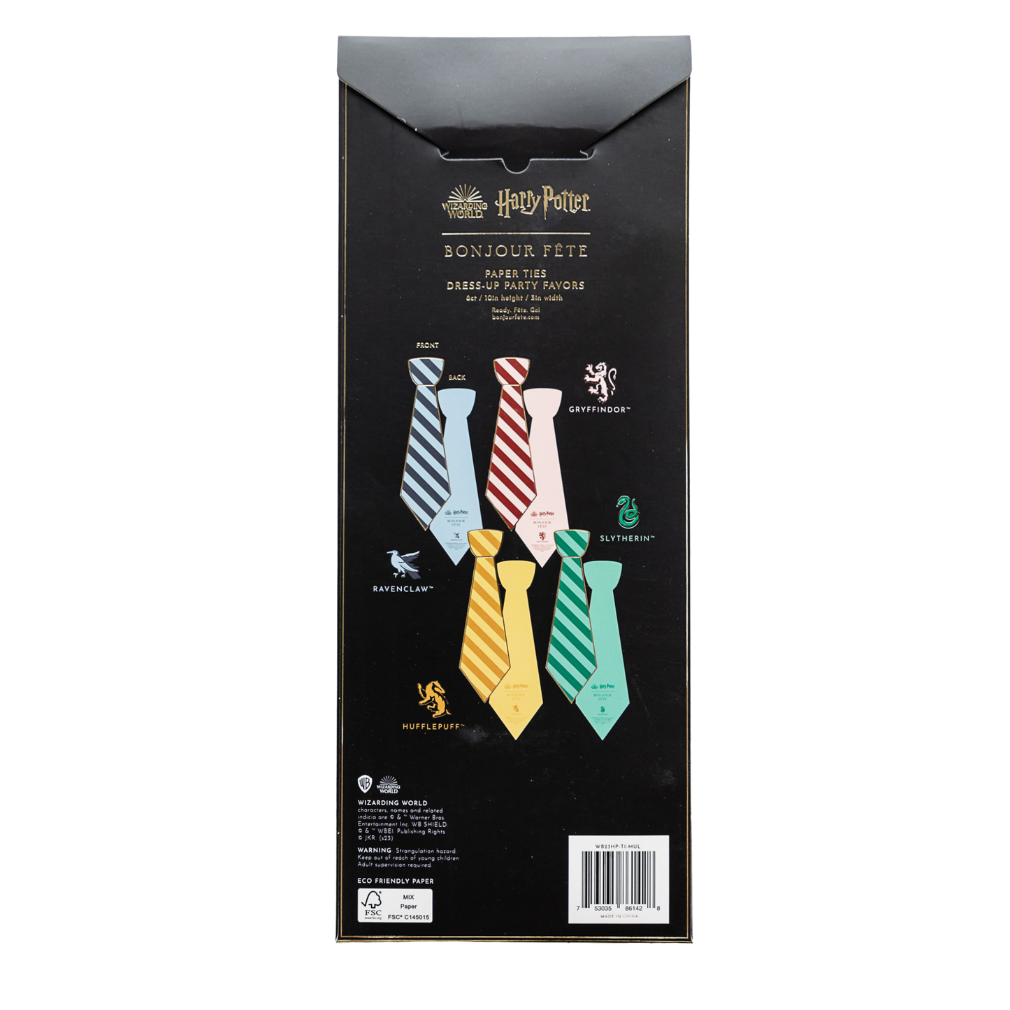 HARRY POTTER X BONJOUR FÊTE HOUSE PRIDE MULTICOLOR HOGWARTS