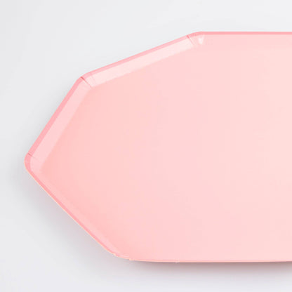 Cotton Candy Pink Dinner Plates
