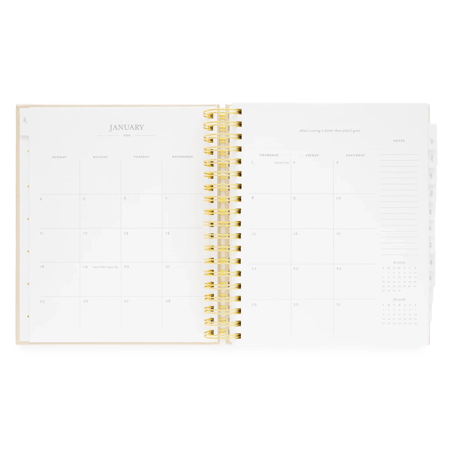 2026 Sugar Paper x Breathing Room Daily Spiral Planner