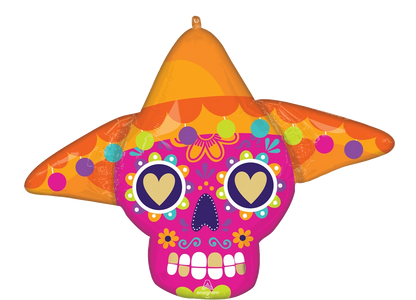 Sugar Skull Balloon - 34"
