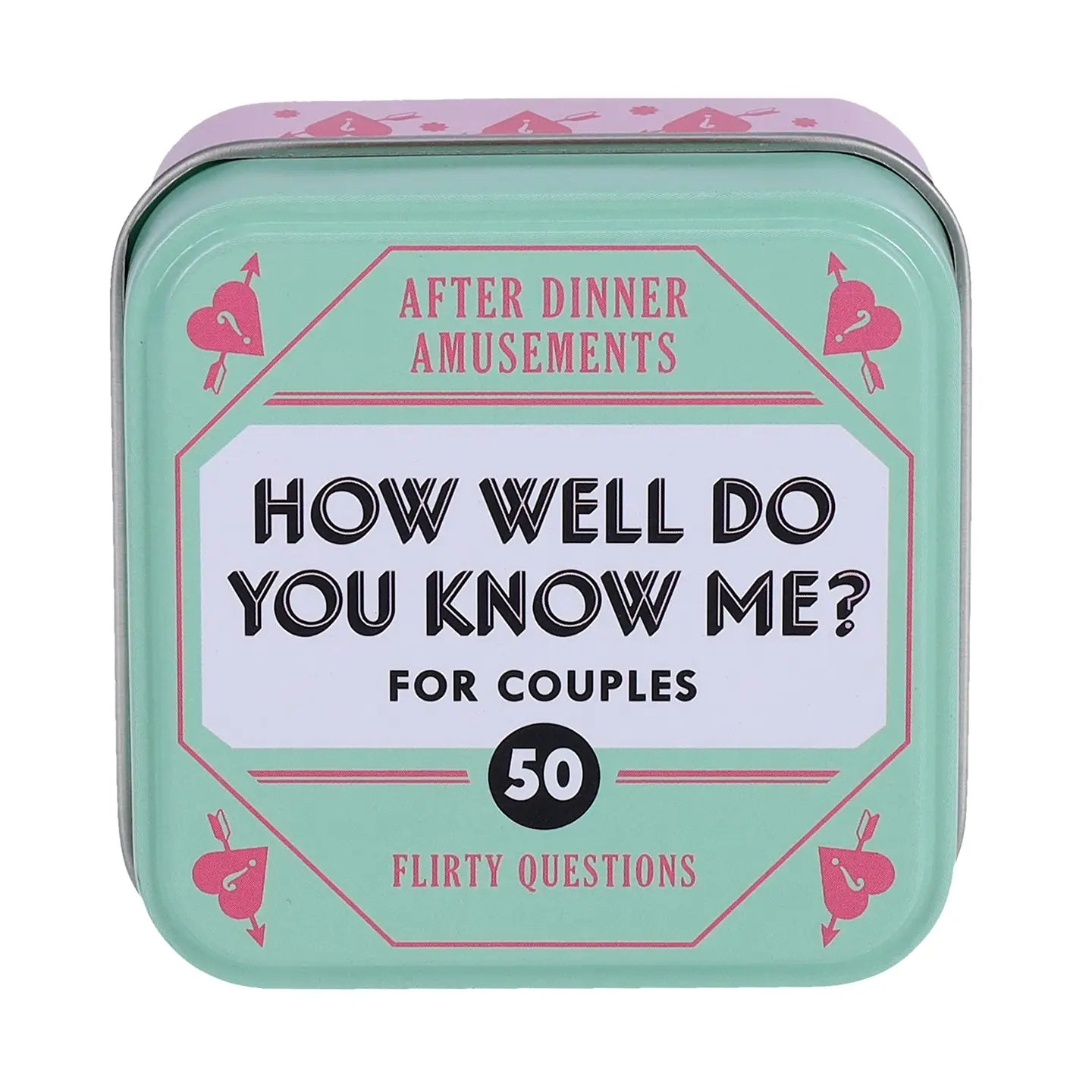 After Dinner Amusements: How Well Do You Know Me? For Couples