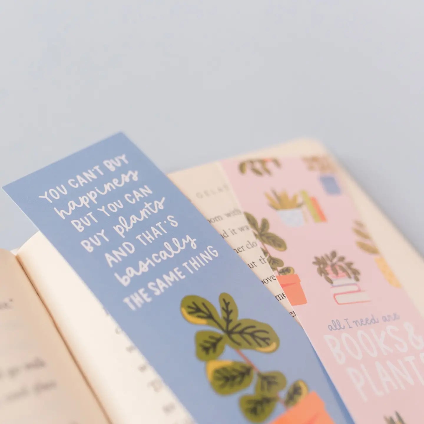 All I Need Are Books and Plants Bookmark Set