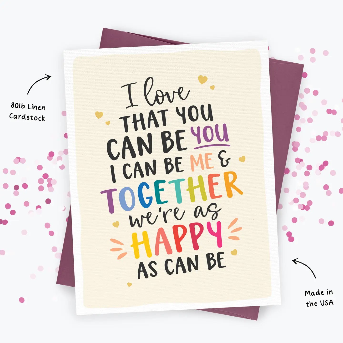 Happy As Can Be - Anniversary Greeting Card