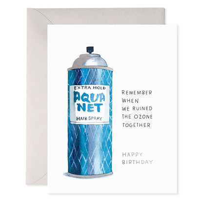 Aquanet Bday | Hairspray Birthday Greeting Card