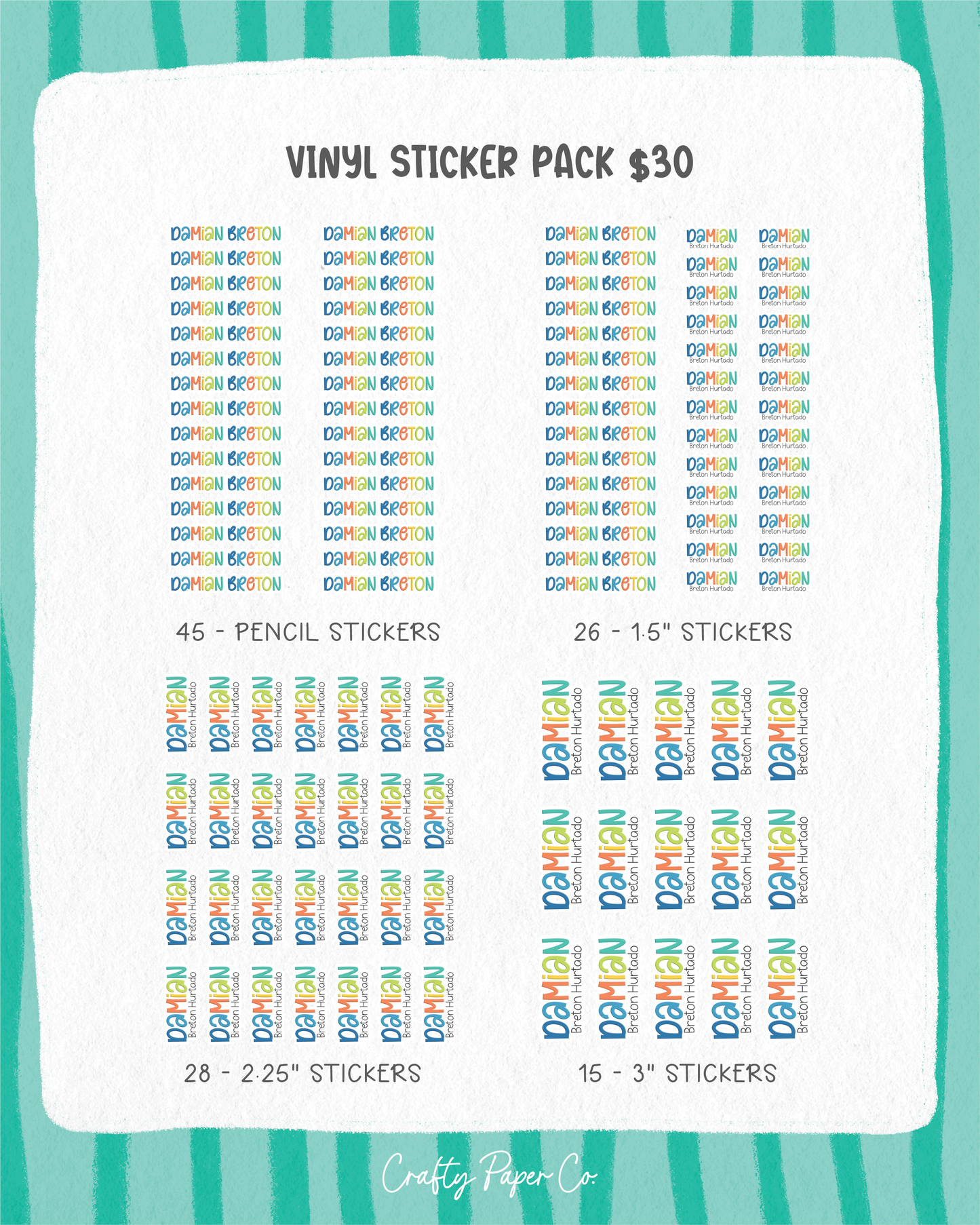 Back to School Stickers