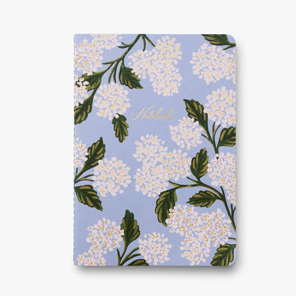 Assorted Set of 3 Hydrangea Notebooks