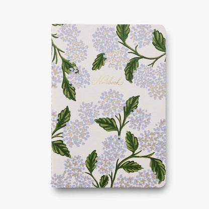Assorted Set of 3 Hydrangea Notebooks