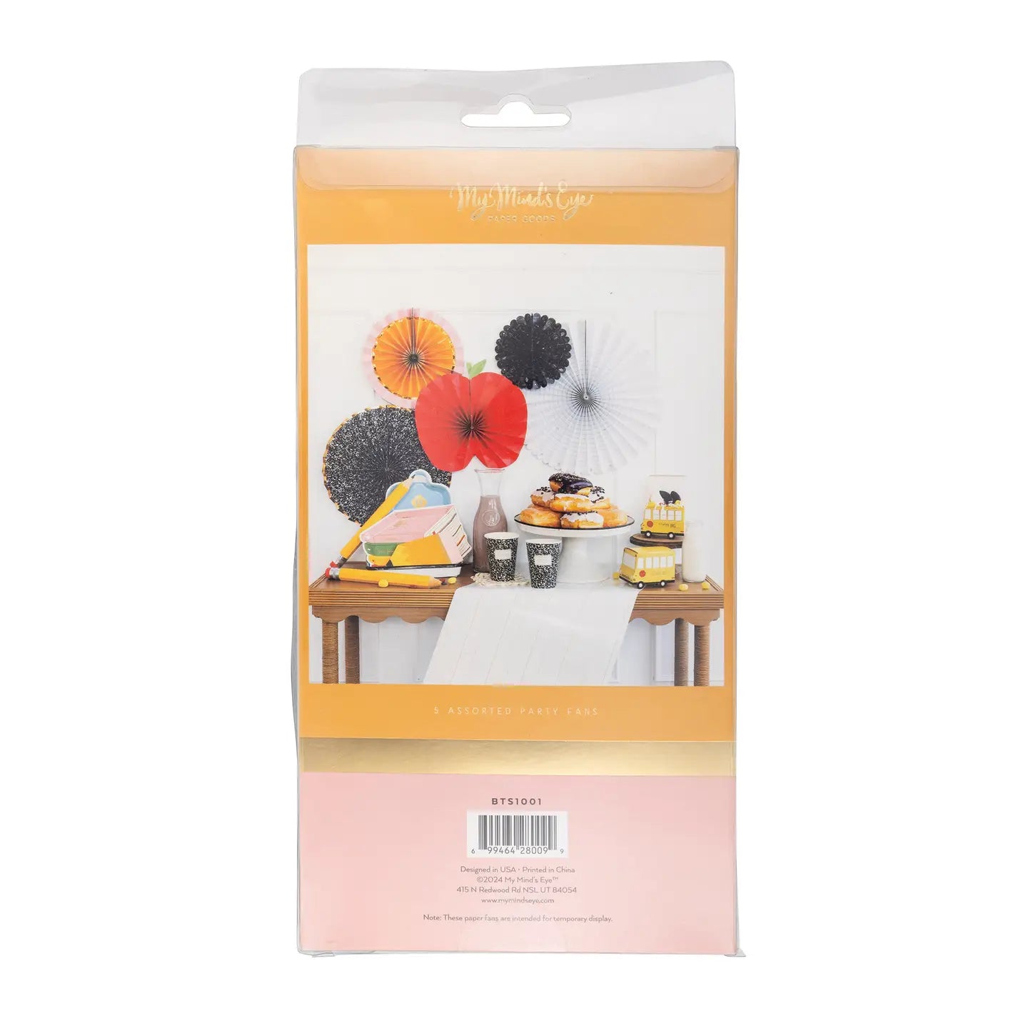 Back To School Fan Set