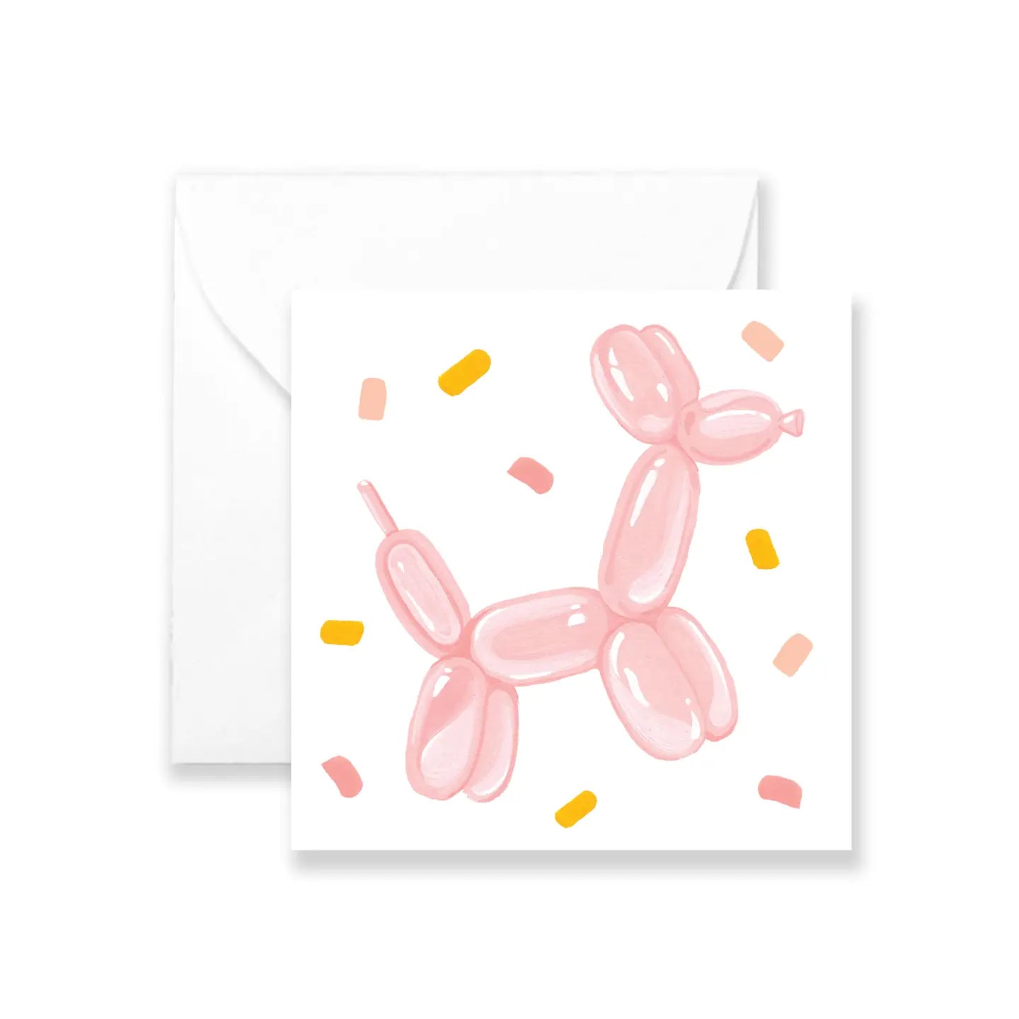 Balloon Animal - Izzy Mini Greeting Card
