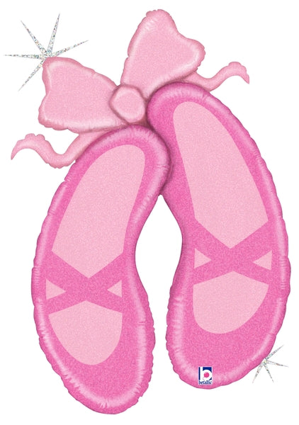 Holographic Ballet Slippers Shape Balloon - 40"