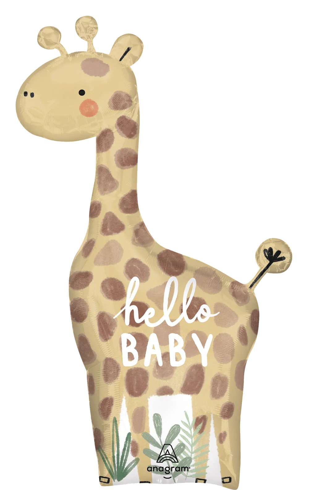 Soft Jungle Baby Foil Balloon - 42"