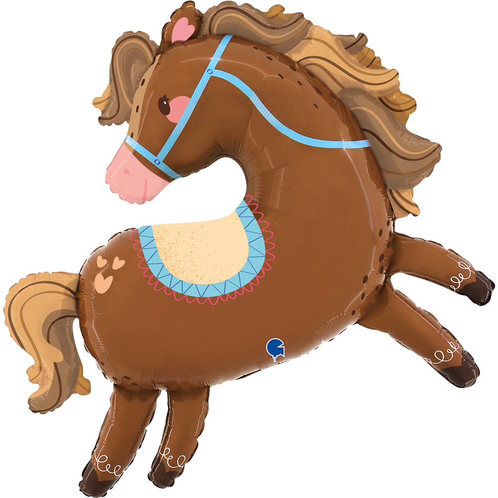 Lovely Horse Foil Balloon - 48"