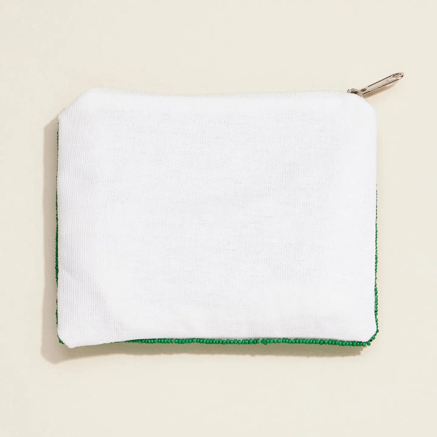 Beaded Apple Zip Pouch "#1 Teacher" Sequin Gift