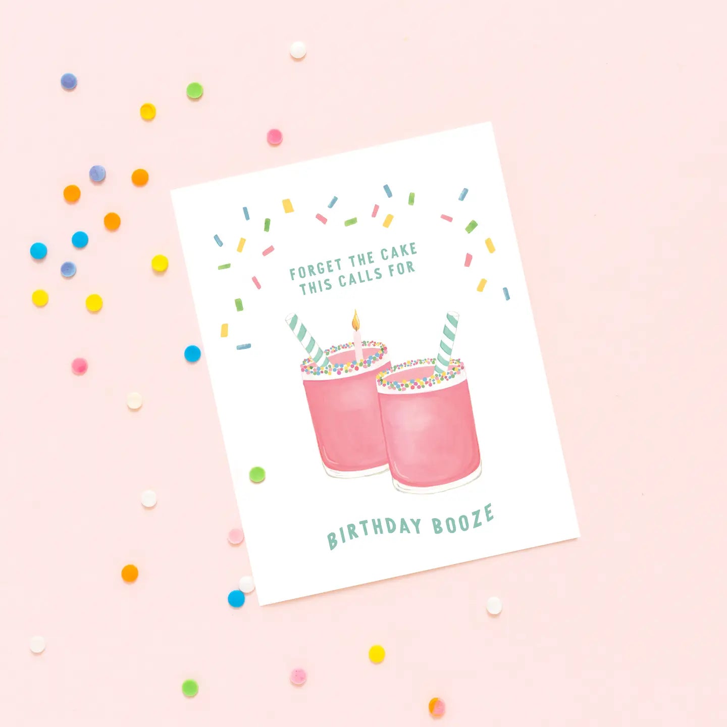 Birthday Booze - Funny Birthday Card & Friendship Card