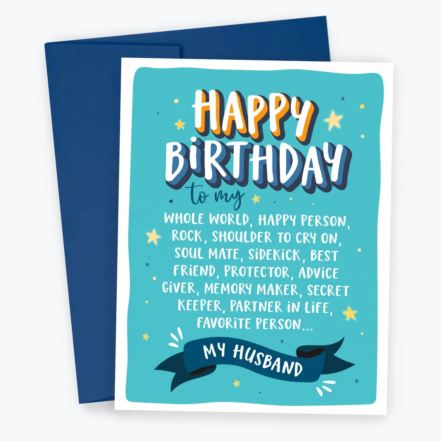 Birthday Card To Husband, Love Card, Greeting Card To Him