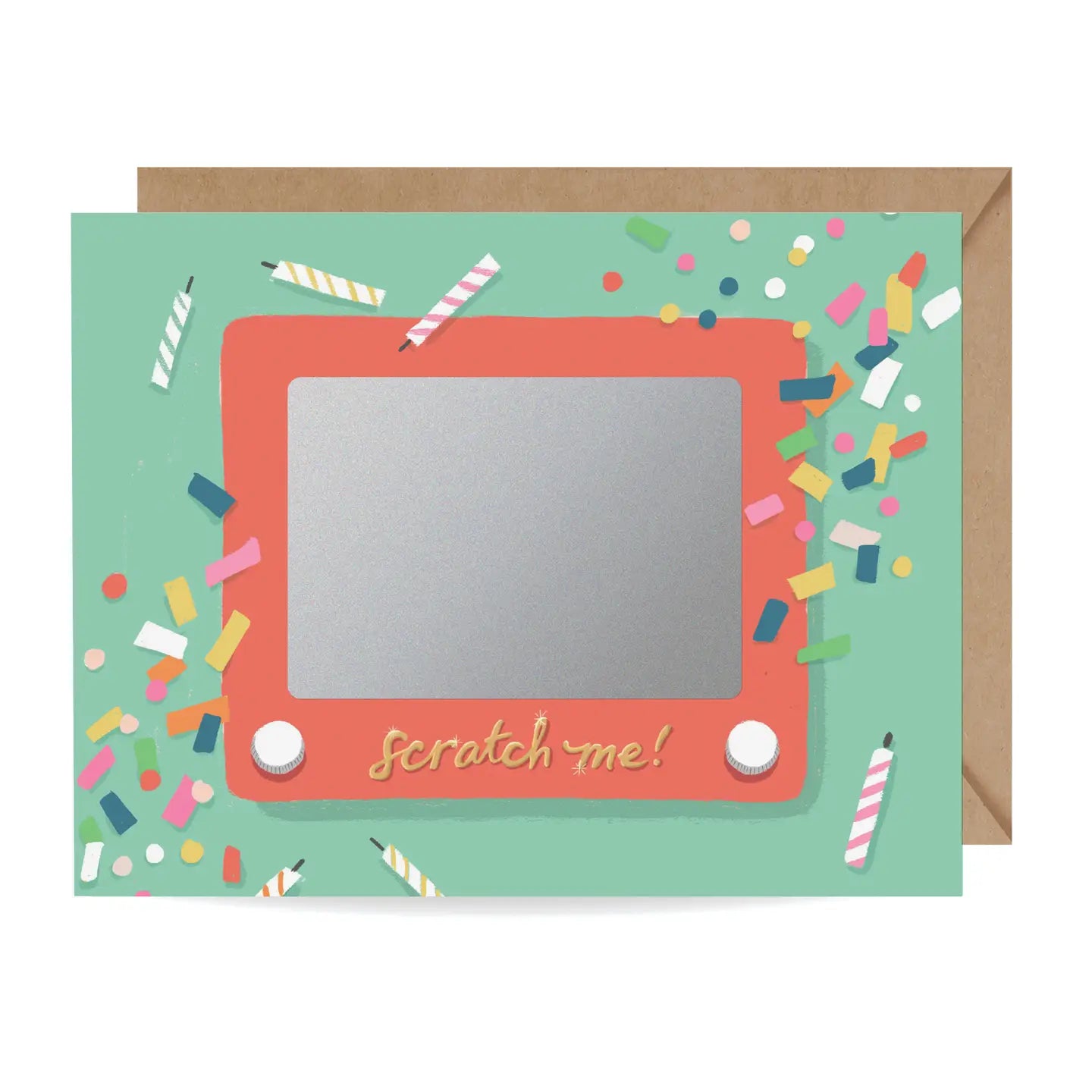 Birthday Scratch-A-Sketch - Scratch-Off Greeting Card