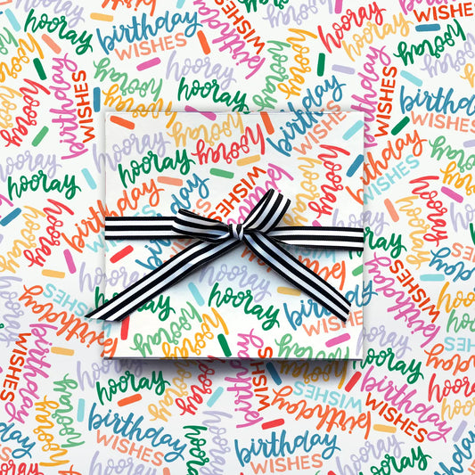 Birthday Wishes Wrapping Paper