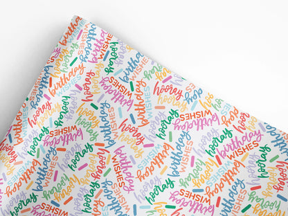 Birthday Wishes Wrapping Paper
