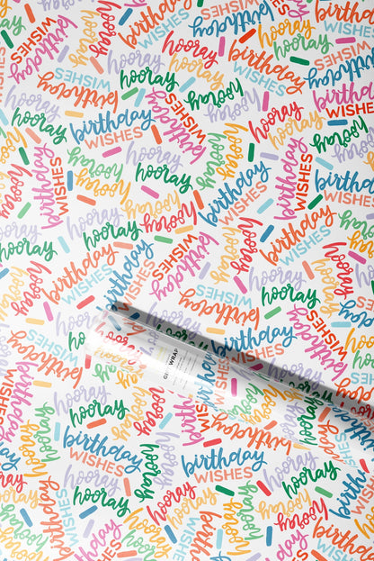 Birthday Wishes Wrapping Paper
