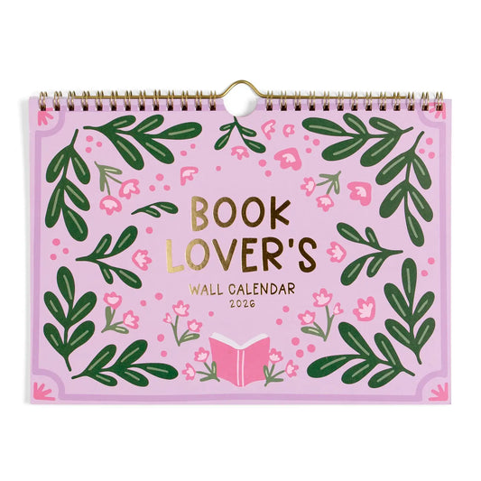 Book Lover's 2026 Spiral Hanging Wall Calendar