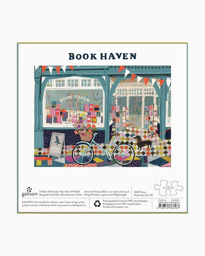 Book Haven 1000 Piece Puzzle in Square Box