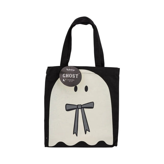Bow Ghost 12x12 Inch Canvas Bag