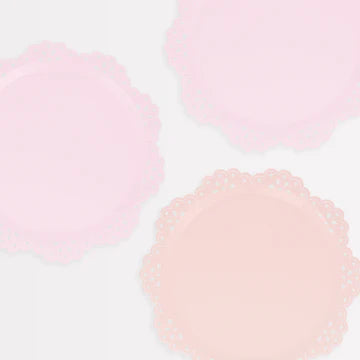 Broderie Anglaise Lace Multi Dinner Plates