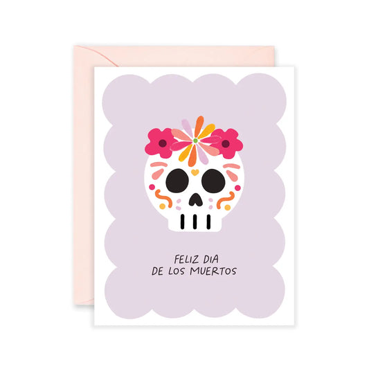 Calavera Day of the Dead Spanish Greeting Card