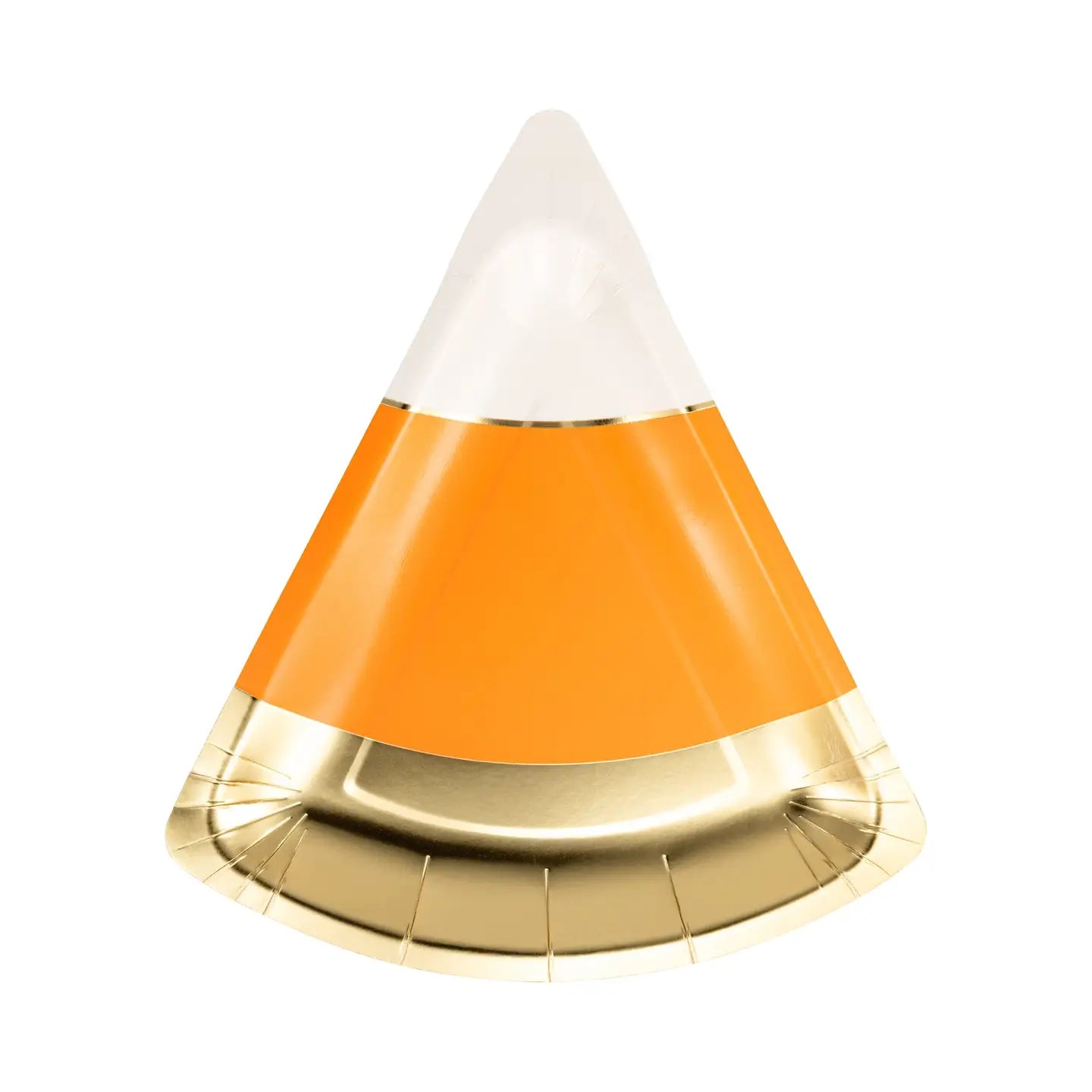 Candy Corn Shaped Plate