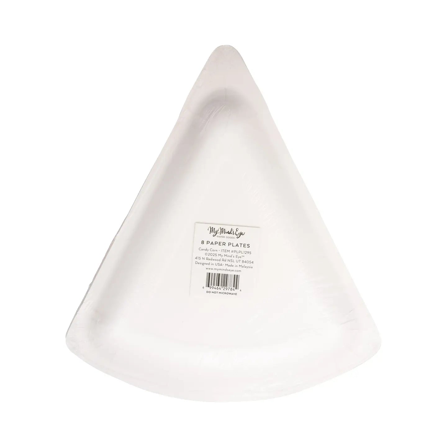 Candy Corn Shaped Plate