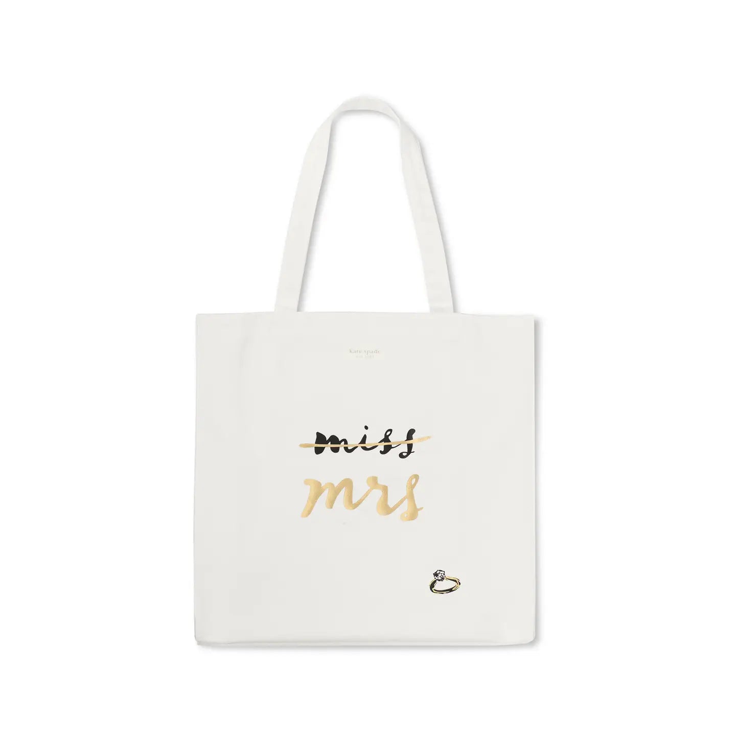 Canvas Book Tote, Miss To Mrs.