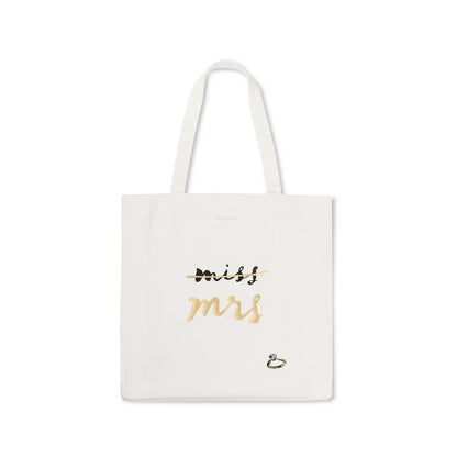 Canvas Book Tote, Miss To Mrs.