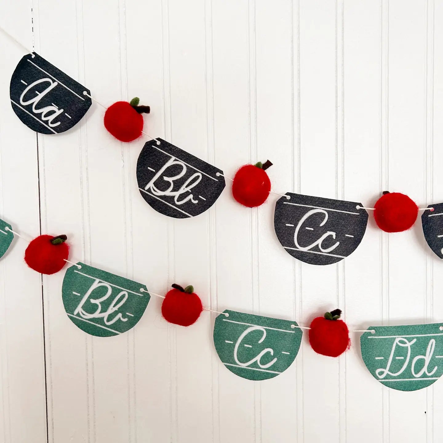 Chalkboard Alphabet Garland