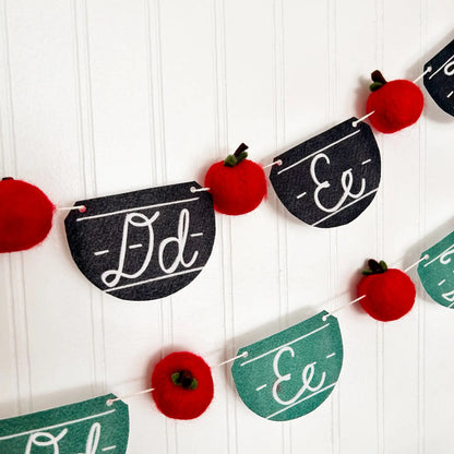 Chalkboard Alphabet Garland