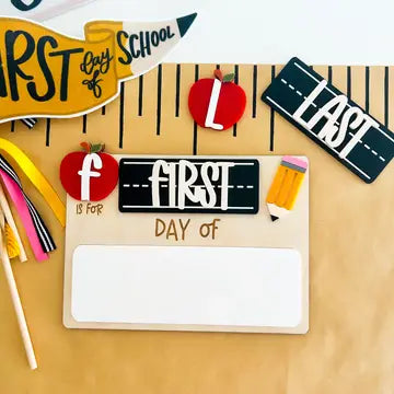 Chalkboard First/Last Day Whiteboard - Small Board