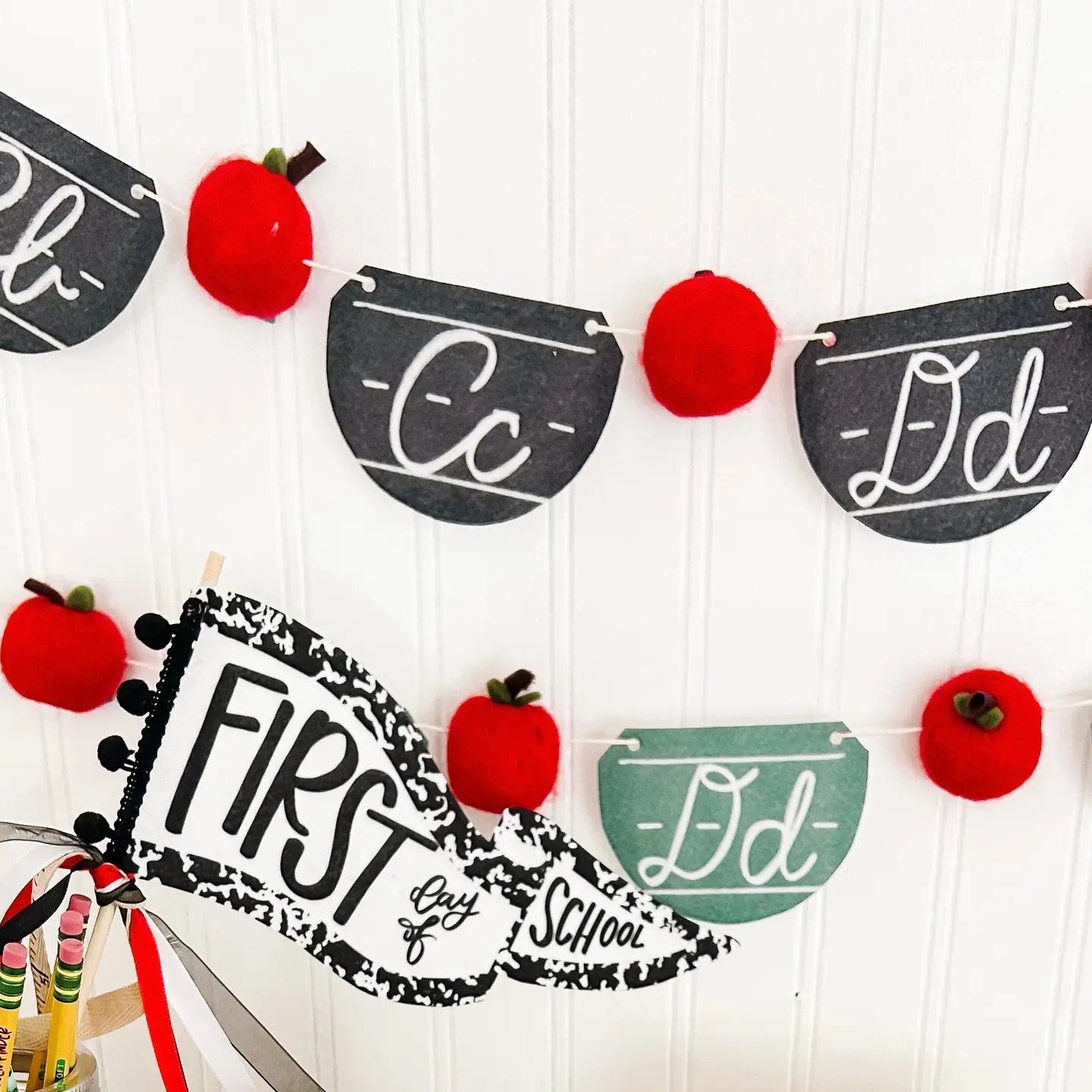 Chalkboard Alphabet Garland