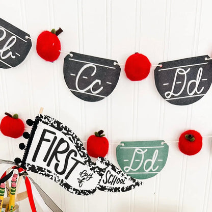 Chalkboard Alphabet Garland