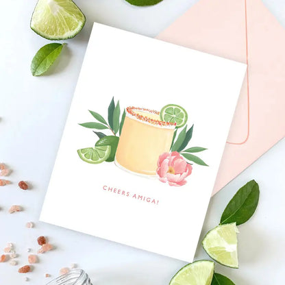 Cheers Amiga Margarita - Birthday Spanish Card